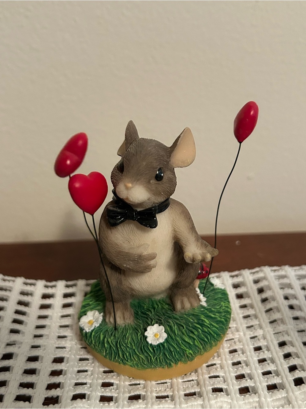Charming Tails “My Heart’s All A-Flutter” Groom figurine. No. 82/101 1997